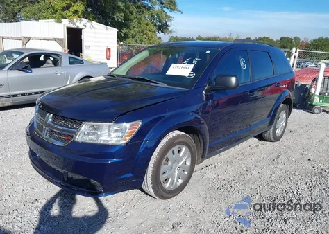 2018 Dodge Journey Se from USA, damaged, VIN 3C4PDCAB9JT384384